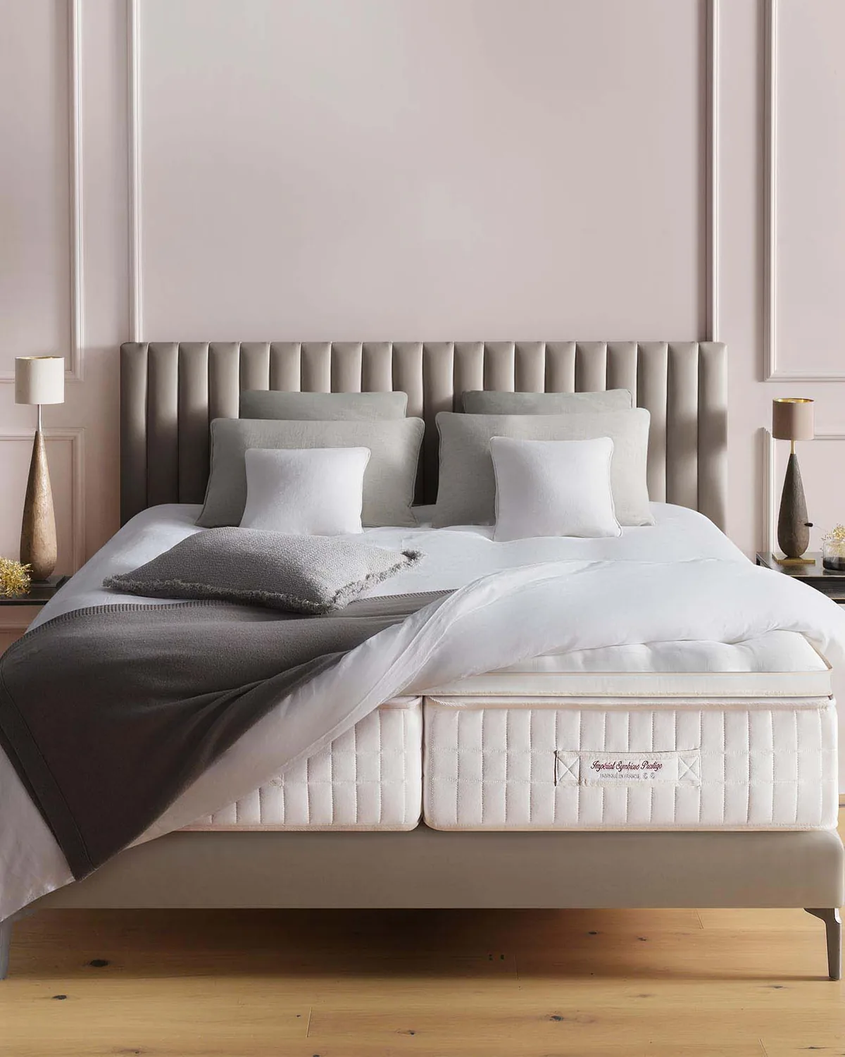 Tréca Paris Imperial Symbiose Prestige bed styled in a room